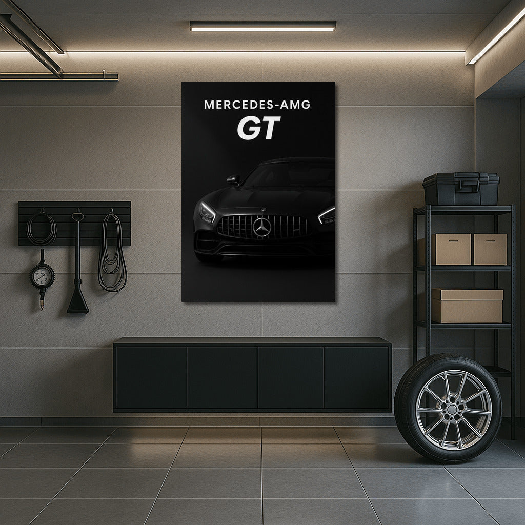 Dynamics in Motion: Mercedes-AMG GT on Your Wall