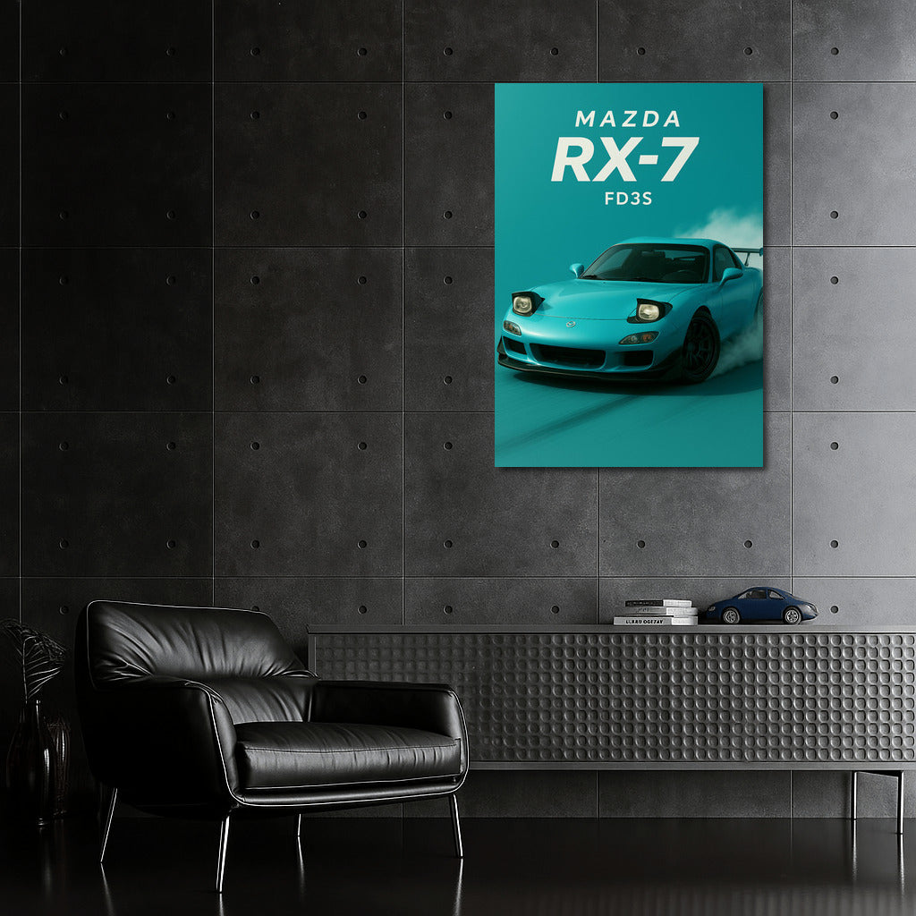 Drift Legend: Mazda RX-7 FD3S in Motion