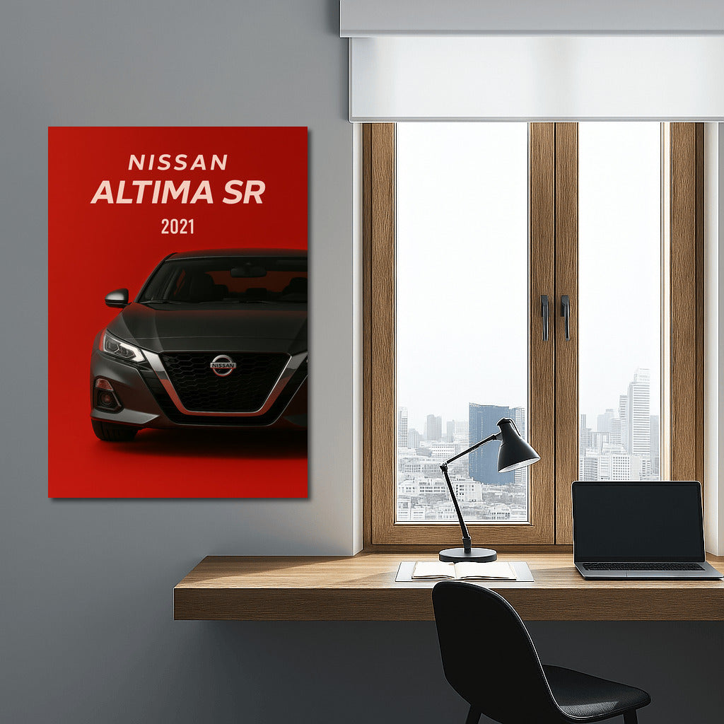 Nissan Altima SR: Elegant Dynamics on the Wall