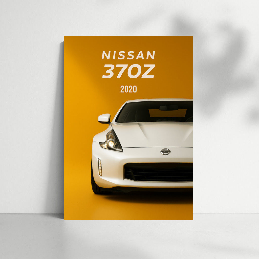 Legendary Nissan 370Z Z34: Dynamics and Style on Your Wall