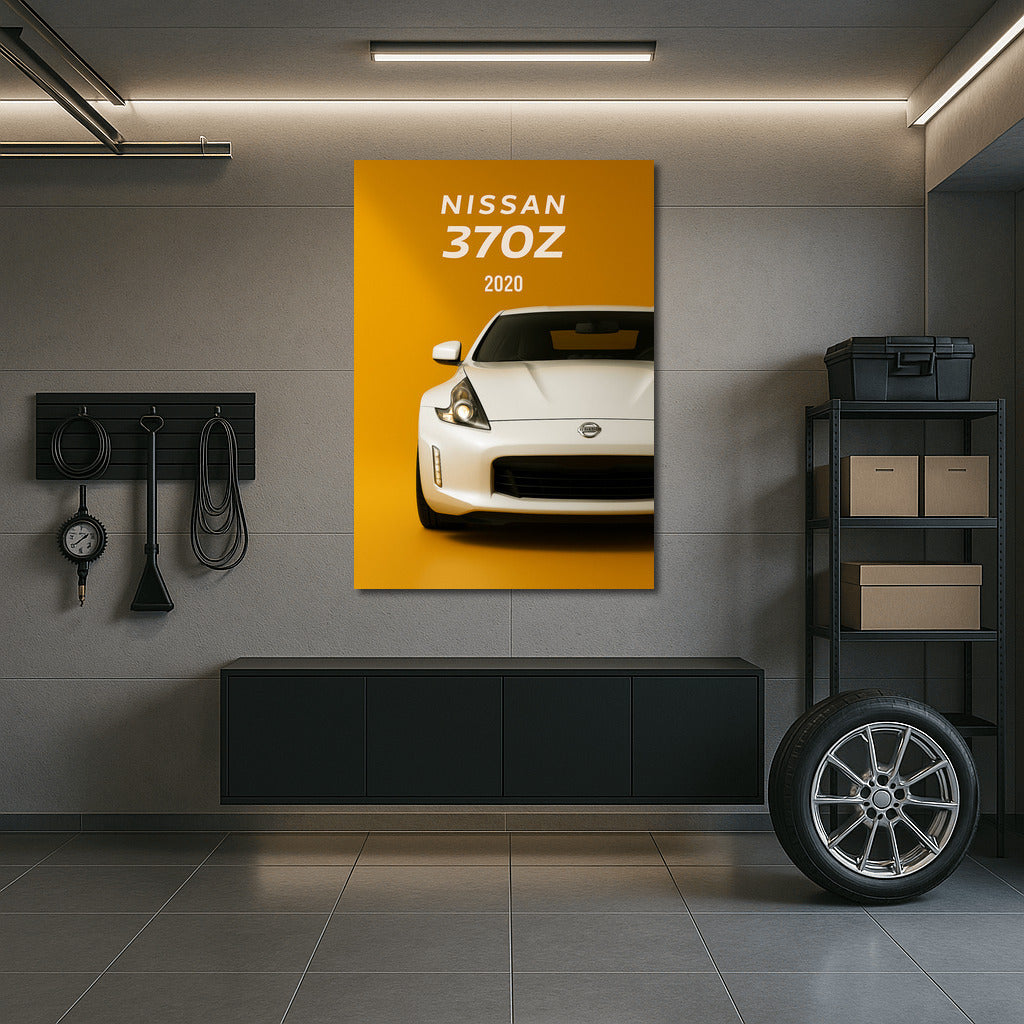 Legendary Nissan 370Z Z34: Dynamics and Style on Your Wall