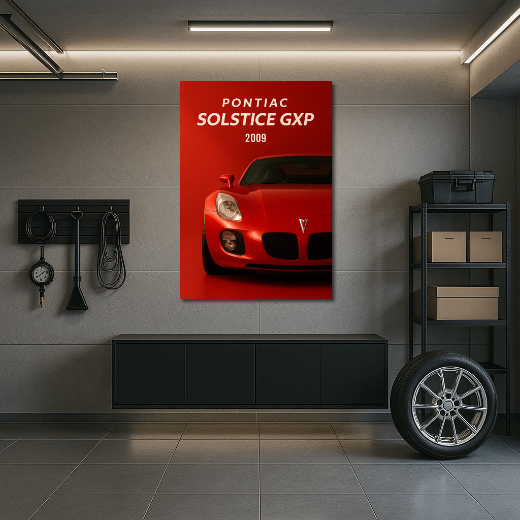 Bright Pontiac Solstice GXP 2009: Dynamics and Style on Your Wall