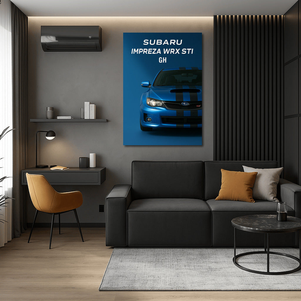 Subaru Impreza WRX STI GH: Swiftness and Power on Your Wall