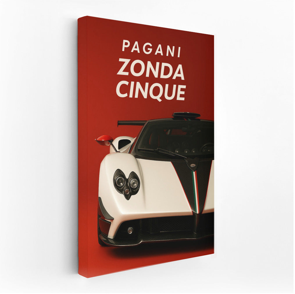 Speed Legend: Pagani Zonda Cinque on the Wall