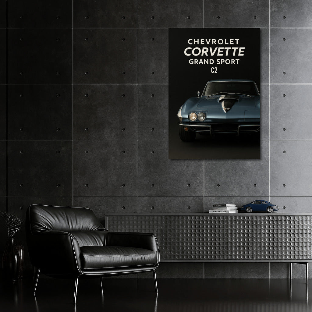 The Legendary Chevrolet Corvette Grand Sport C2: Speed and Elegance on the Wall