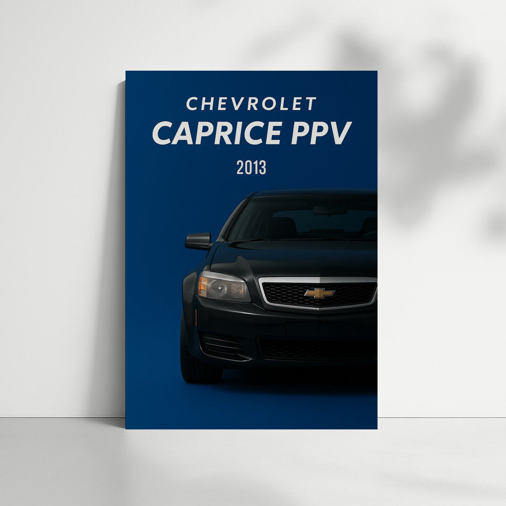 Chevrolet Caprice PPV 2013: Speed and Power on the Wall