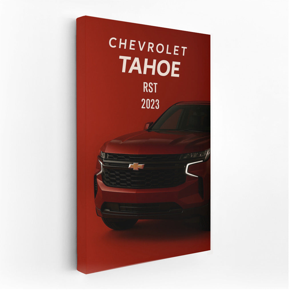 Chevrolet Tahoe RST: Power and Style on a Colorful Background
