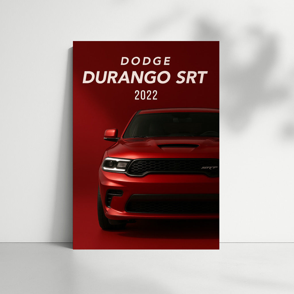 2022 Dodge Durango SRT: Power and Style on Your Wall