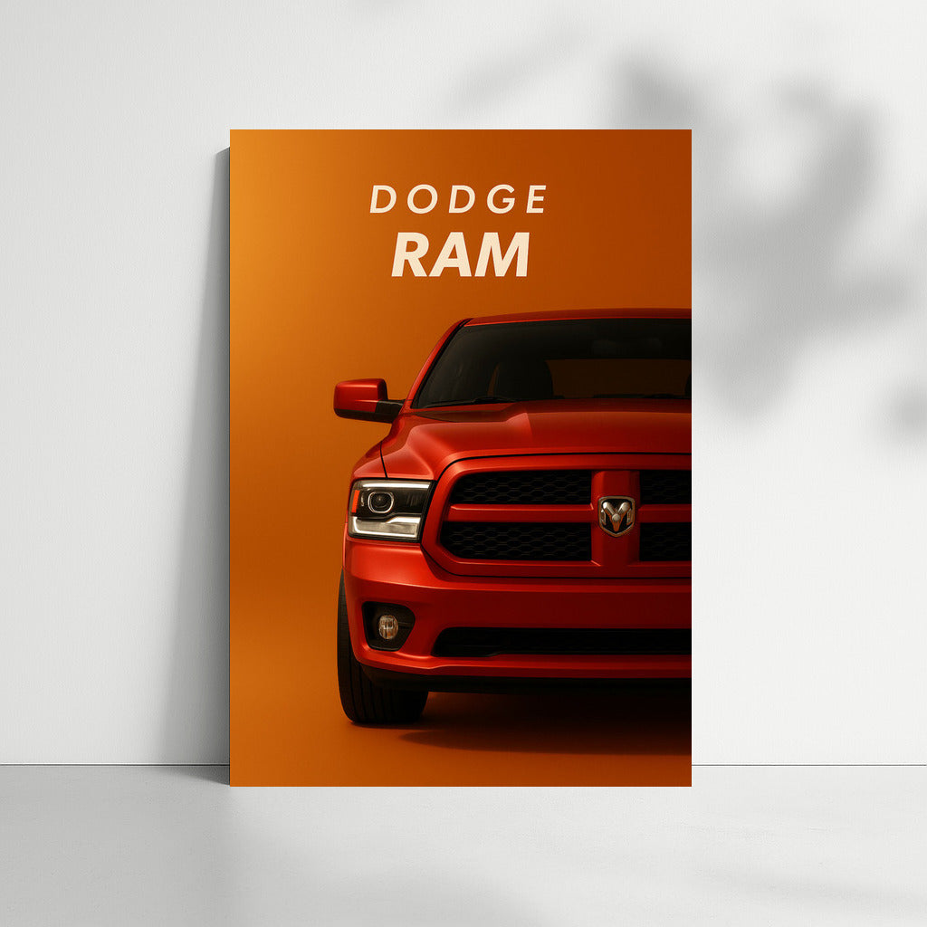 Dodge Ram Orange: Speed and Power in Orange
