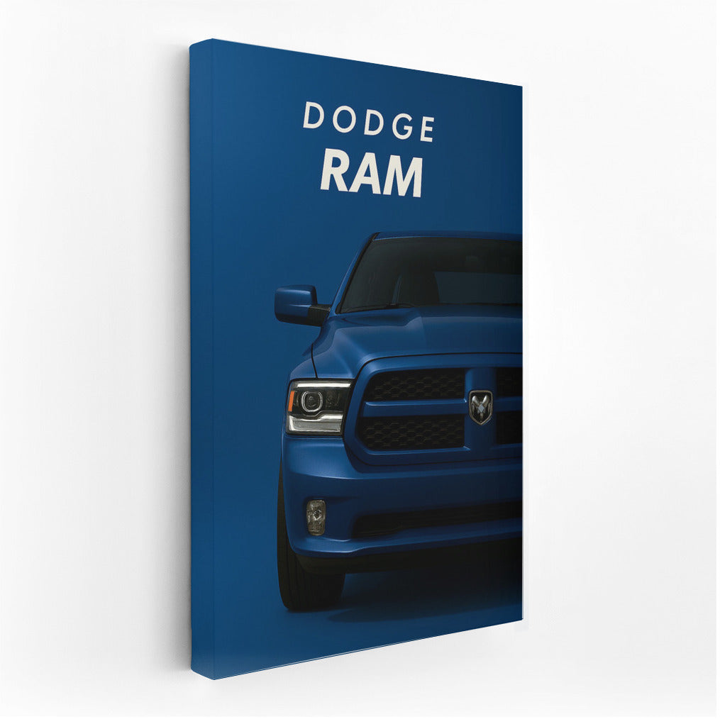 Power and Style: Blue Dodge Ram in Action