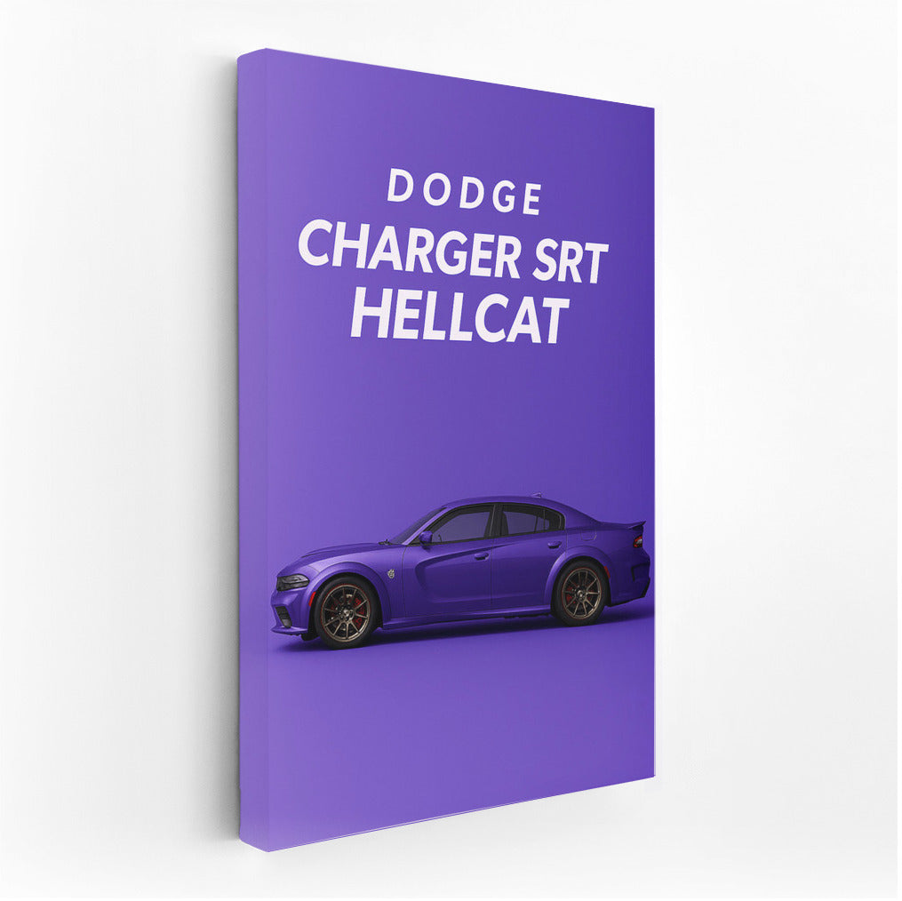 Dodge Charger SRT Hellcat: Speed and Power on Your Wall