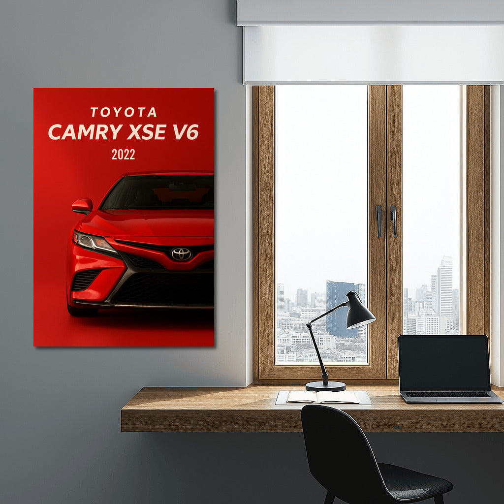 2022 Toyota Camry XSE V6: Speed Energy on the Wall