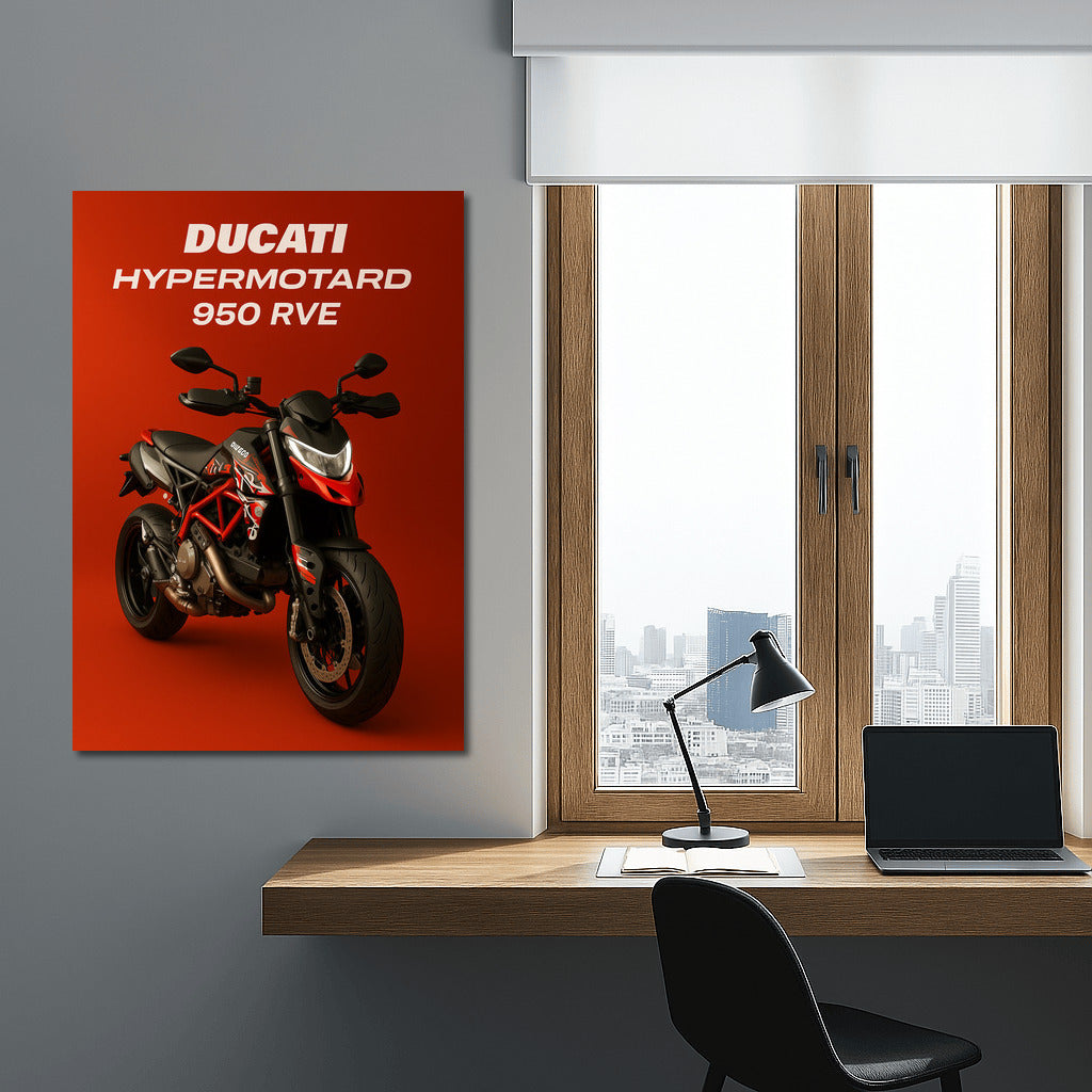 Ducati Hypermotard 950 RVE: Dynamics and Style in Motion