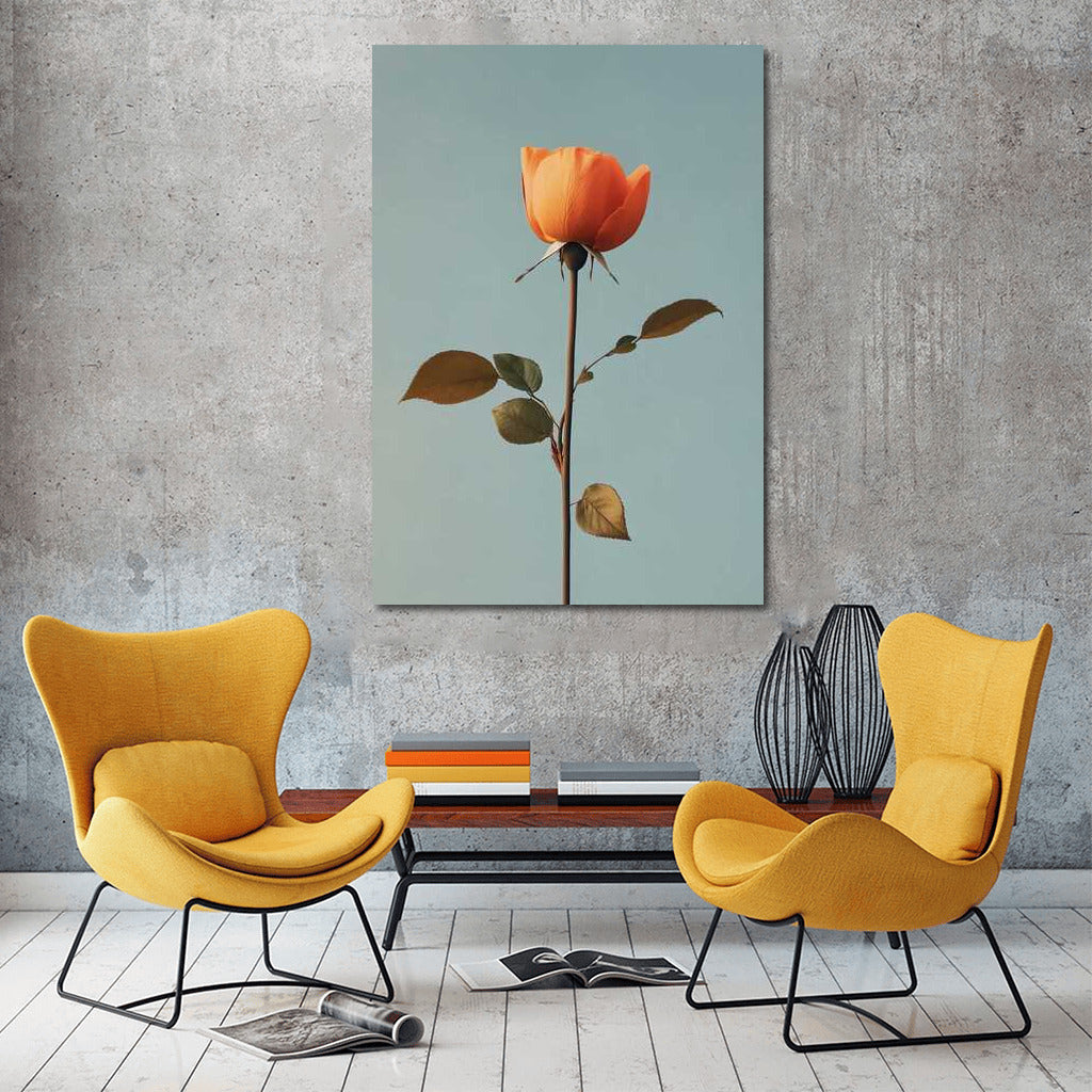 Poem of Tenderness: Minimalistic Rose
