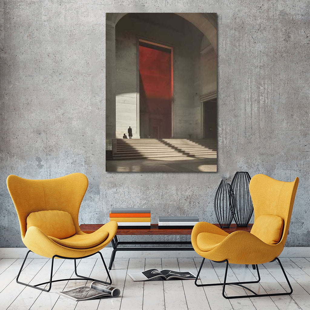 The Mysterious Red Door: Isometry of Surrealism