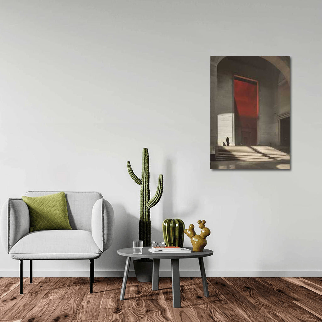 The Mysterious Red Door: Isometry of Surrealism
