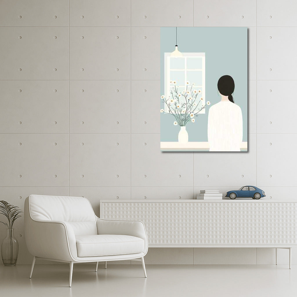 Girl at the Window: Aesthetics of Light and Colors in Minimalism