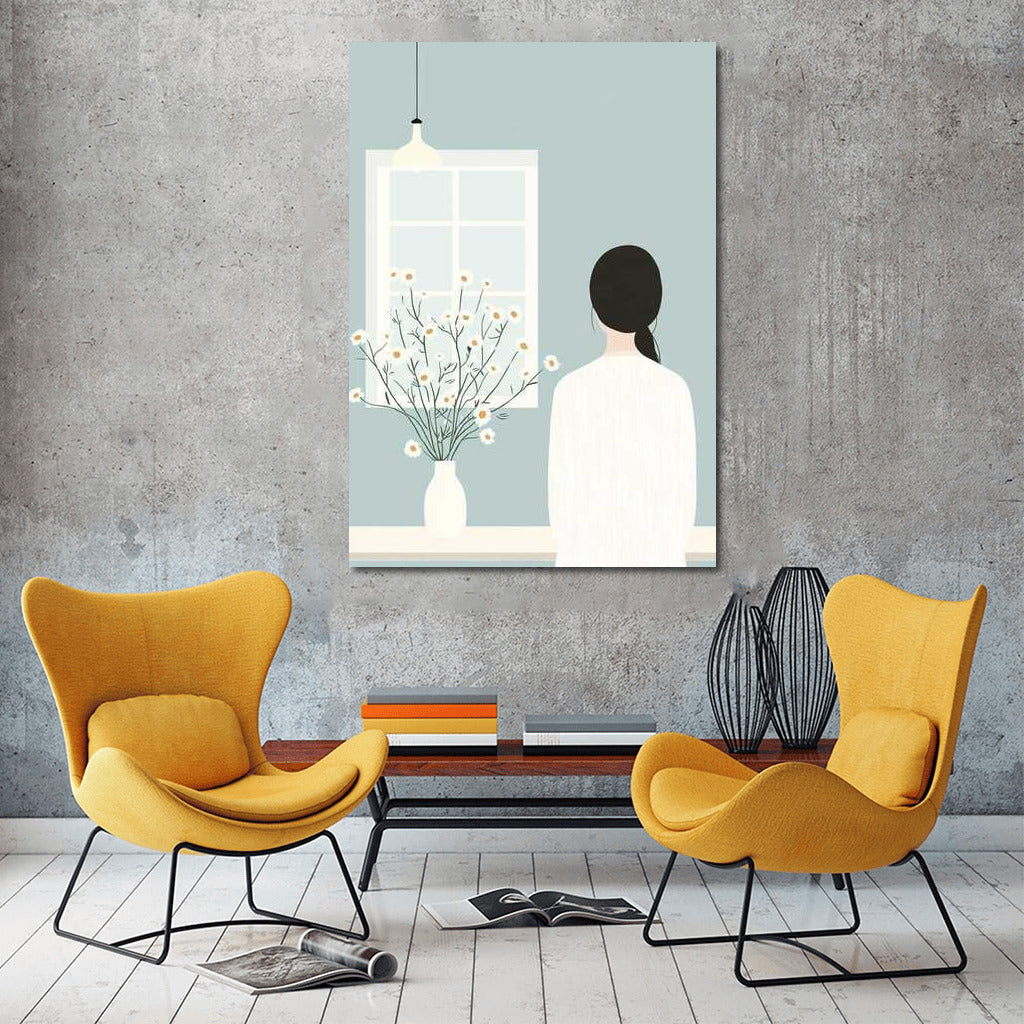 Girl at the Window: Aesthetics of Light and Colors in Minimalism
