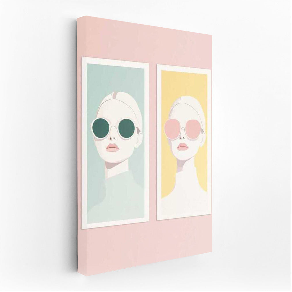 Elegant Silhouettes: Pastel Minimalism for an Aesthetic Interior