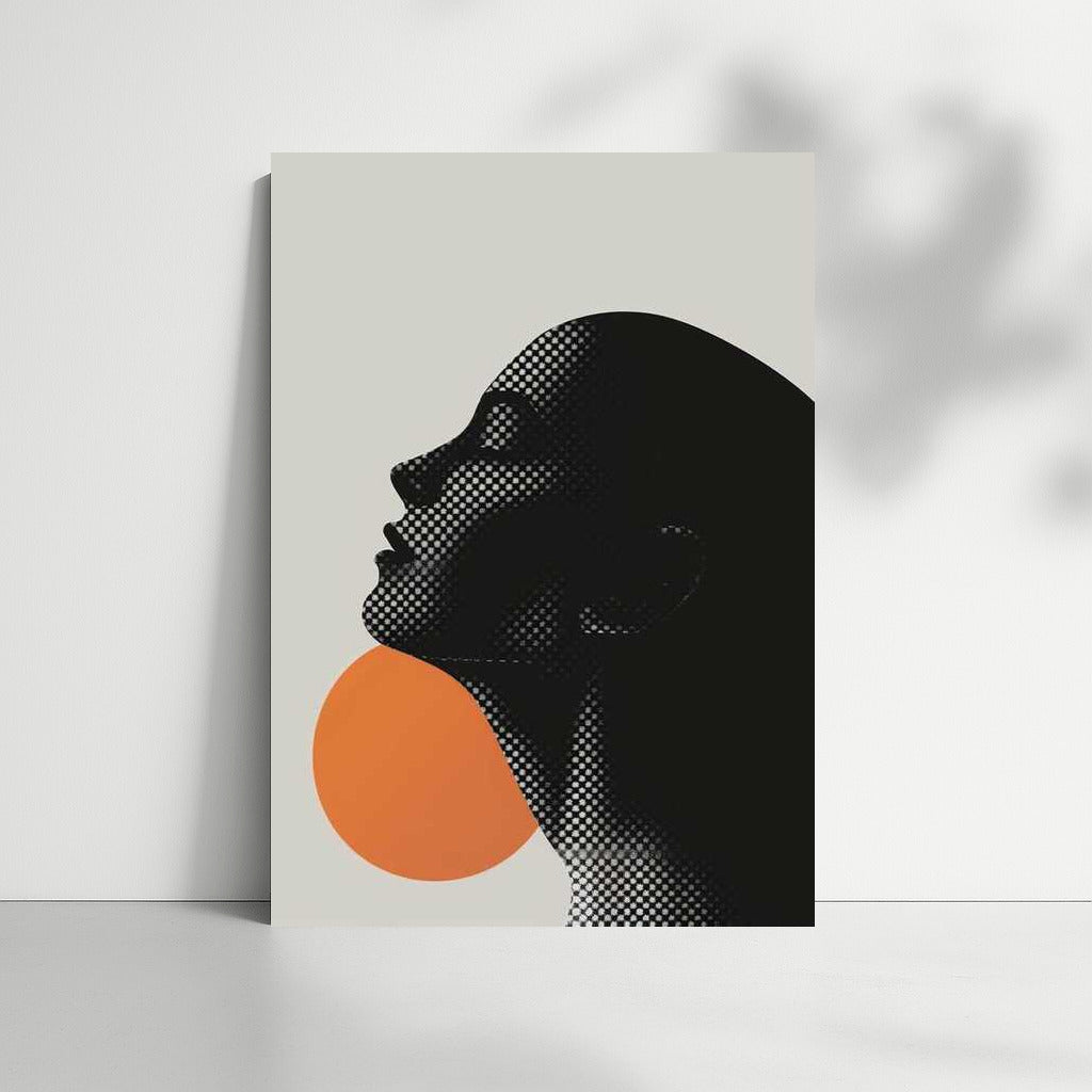 Mysterious Silhouette: A Bright Accent in Minimalism