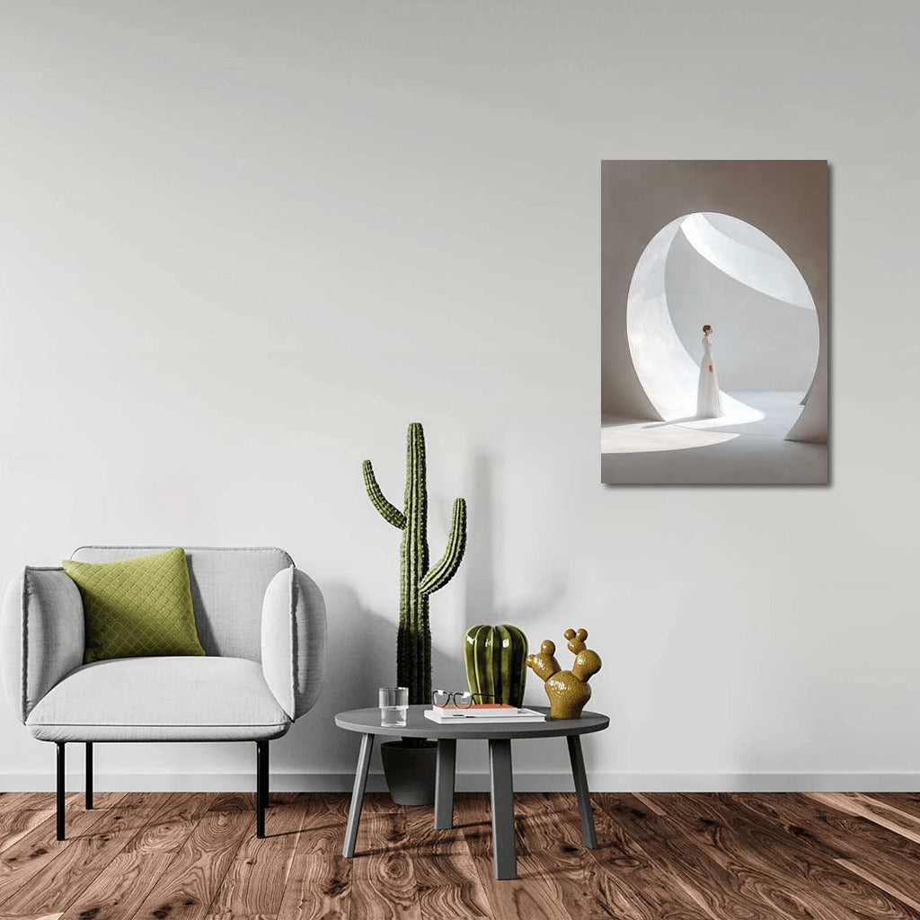Elegant Figure: Light and Lines in Minimalism