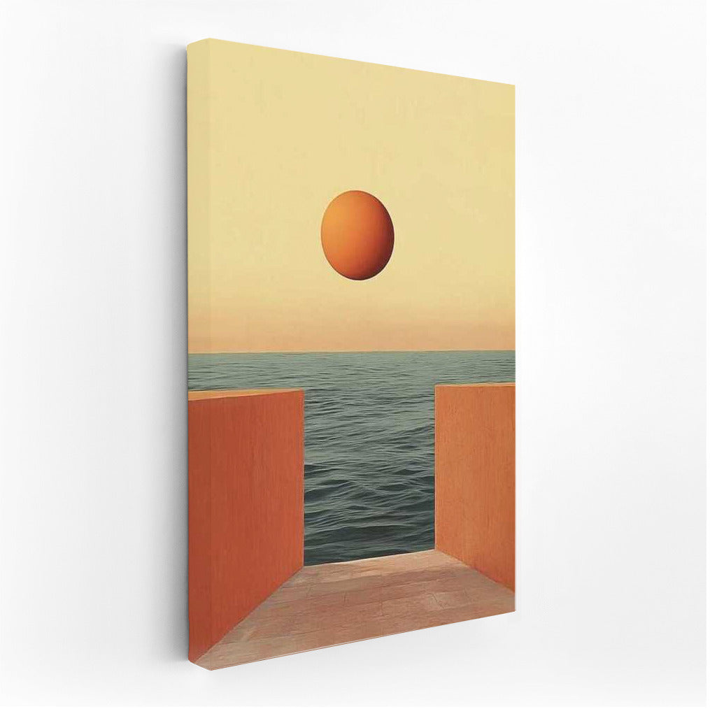 Solar Disk: Minimalism over the Sea