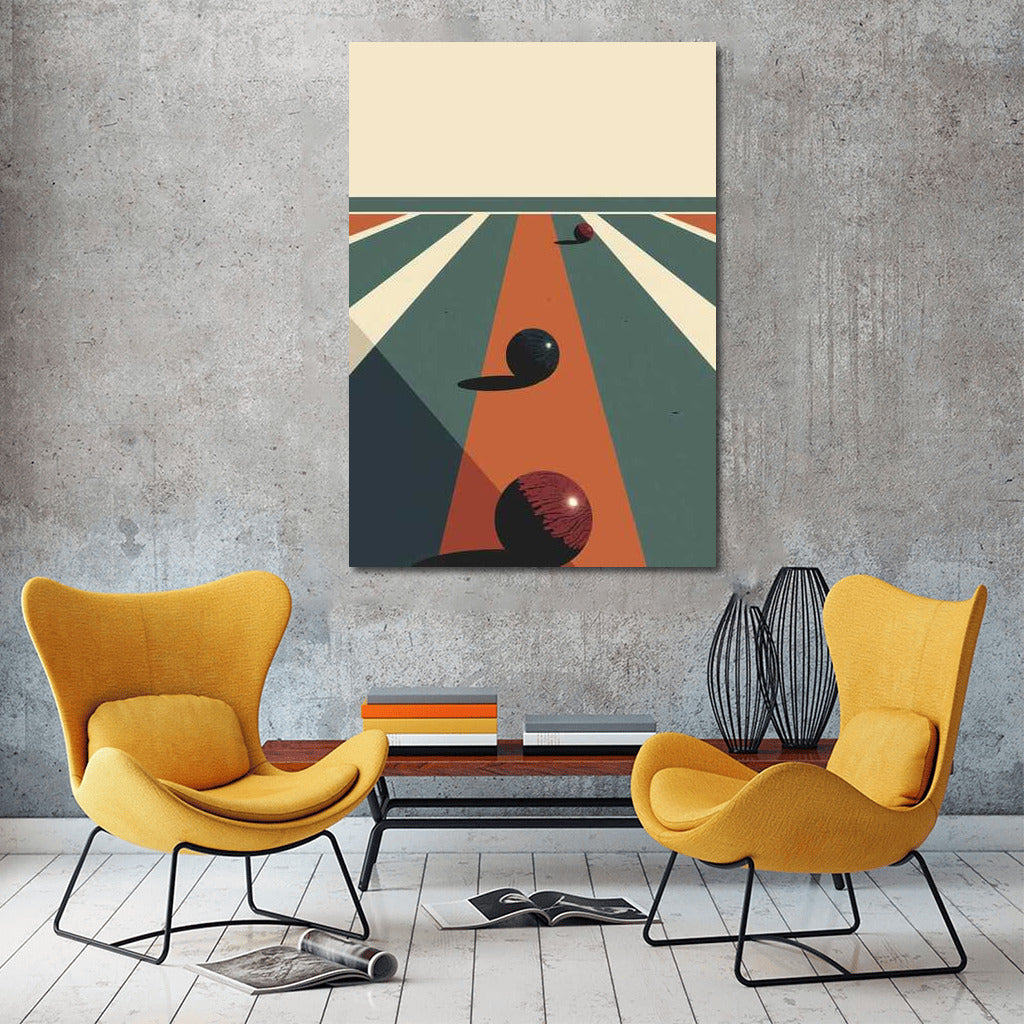 Perspective View: Play of Colors in Minimalism