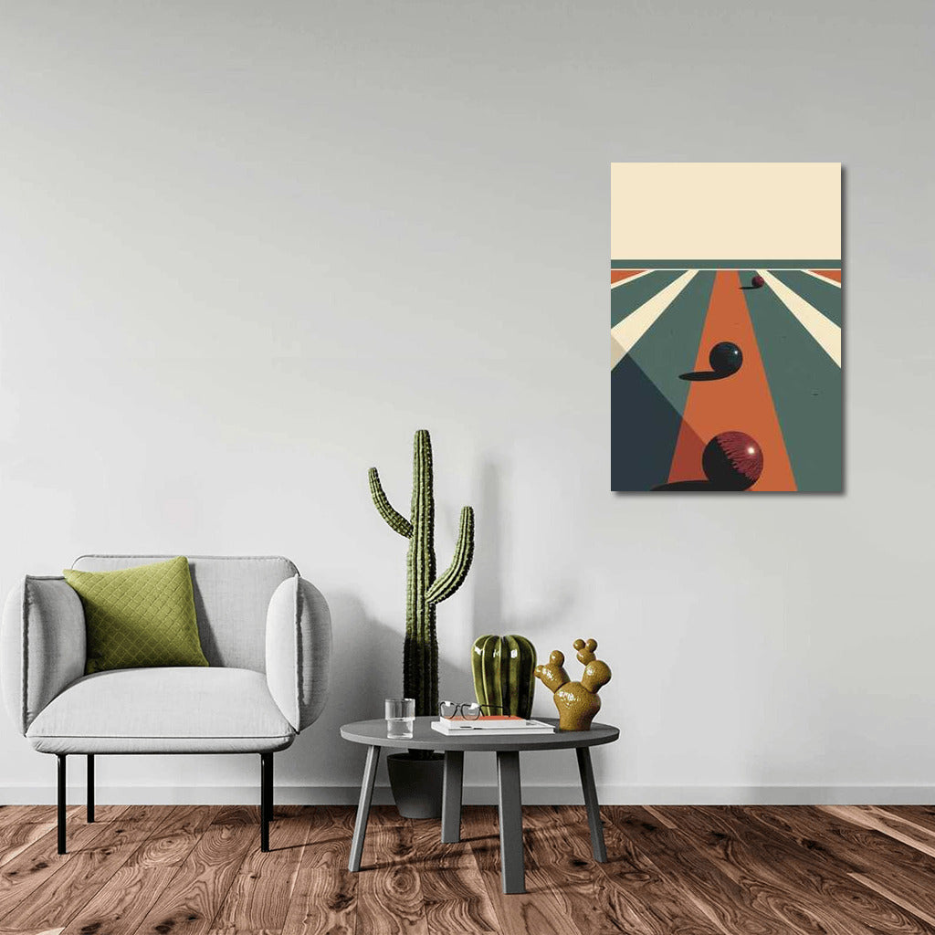 Perspective View: Play of Colors in Minimalism