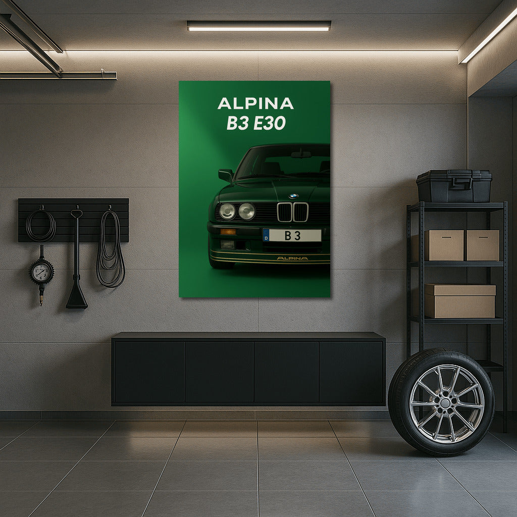 Legend on the Wall: ALPINA B3 E30 from the BMW 3 Series