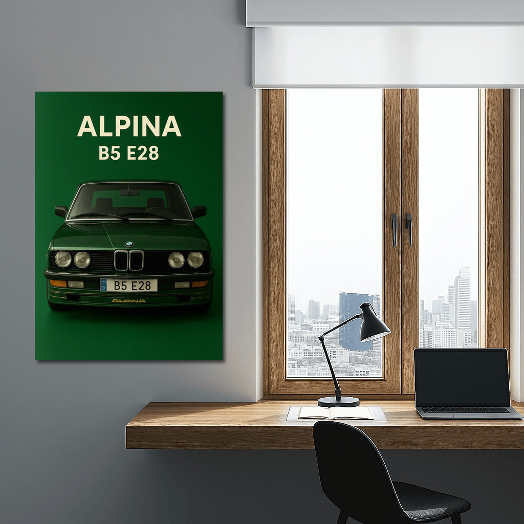 Legend on the Wall: ALPINA B5 E28 BMW 5 Series