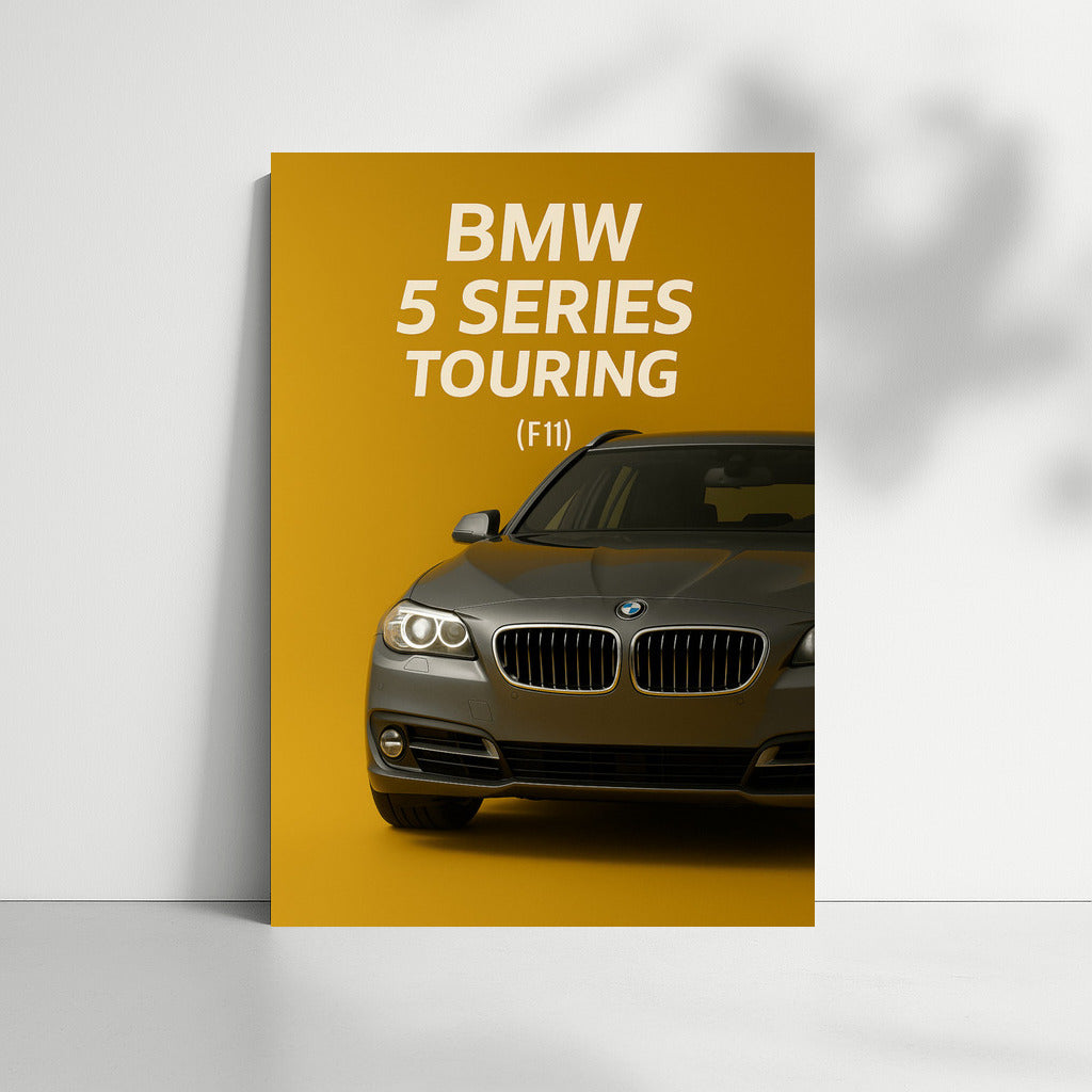 BMW 5 Series F11 Touring: Style and Power on Your Wall