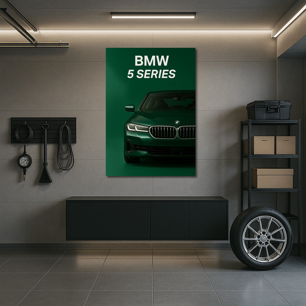 Elegance on Wheels: BMW 5 Series G30 Green
