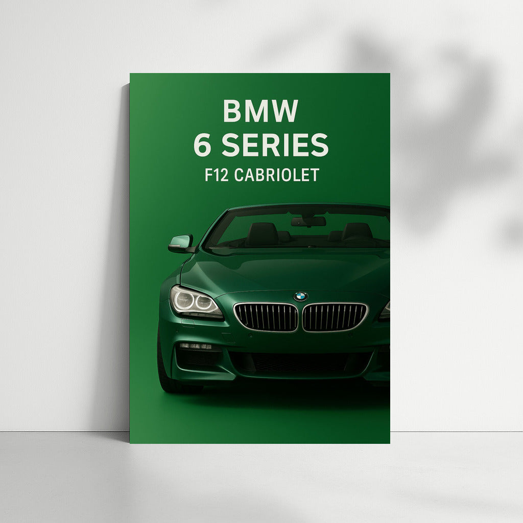 Speed and Elegance: BMW 6 Series F12 Cabriolet