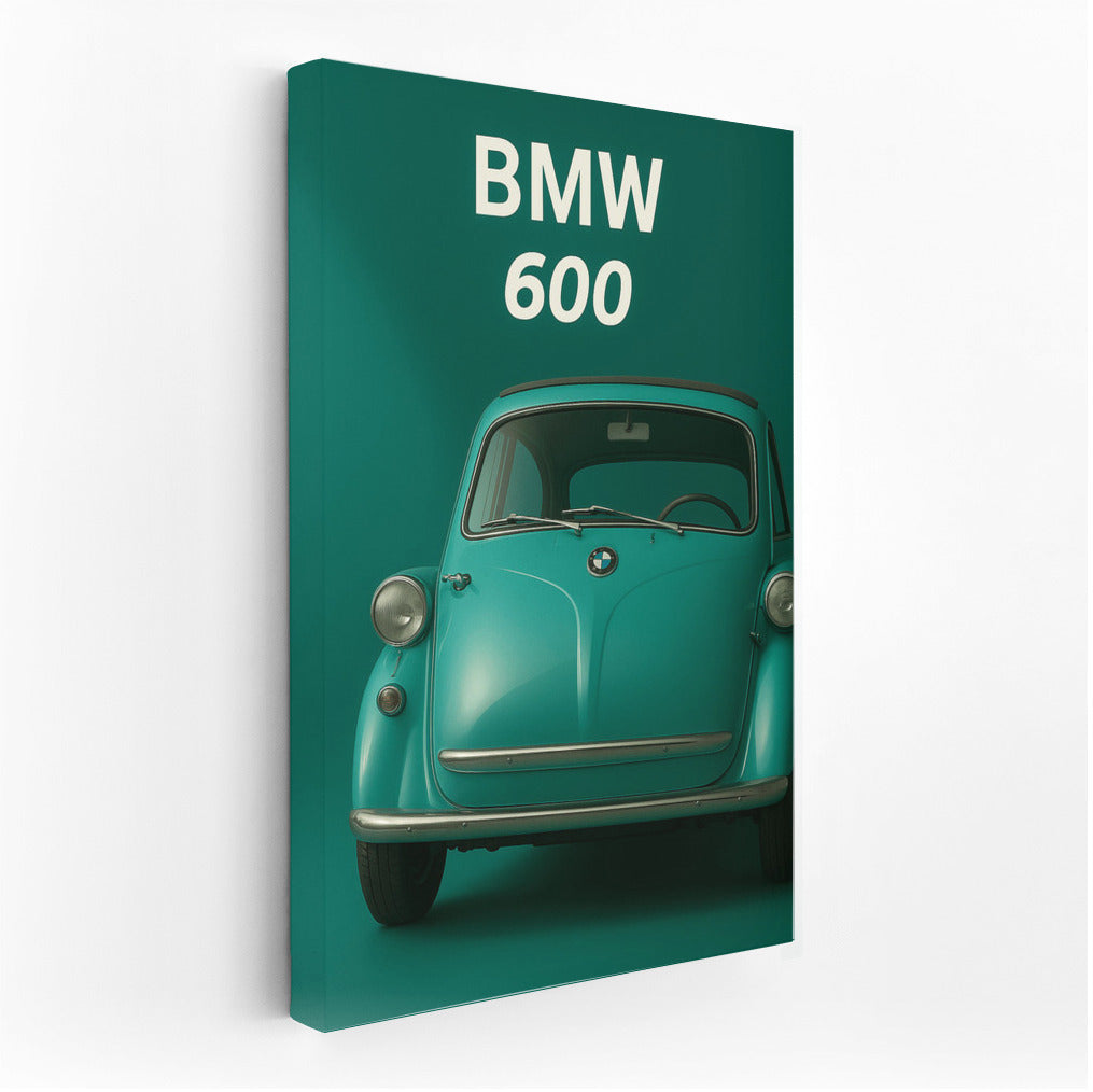 Retro Charm BMW 600: Stylish Accent for Your Wall