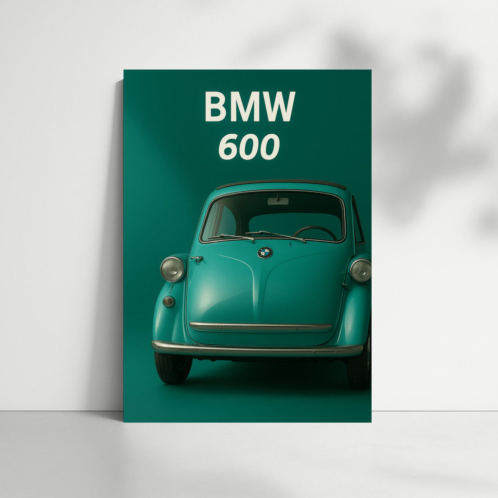 Retro Charm BMW 600: Stylish Accent for Your Wall