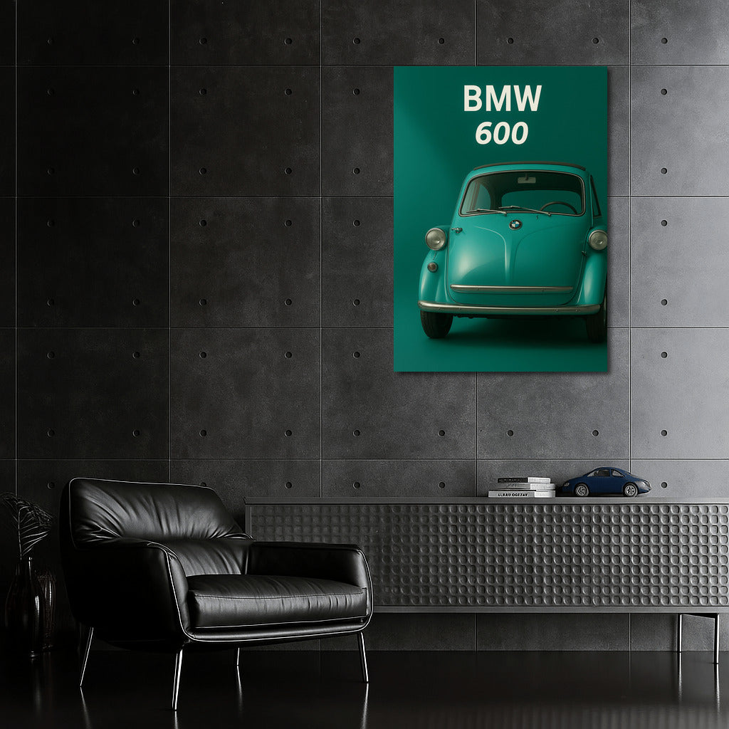 Retro Charm BMW 600: Stylish Accent for Your Wall