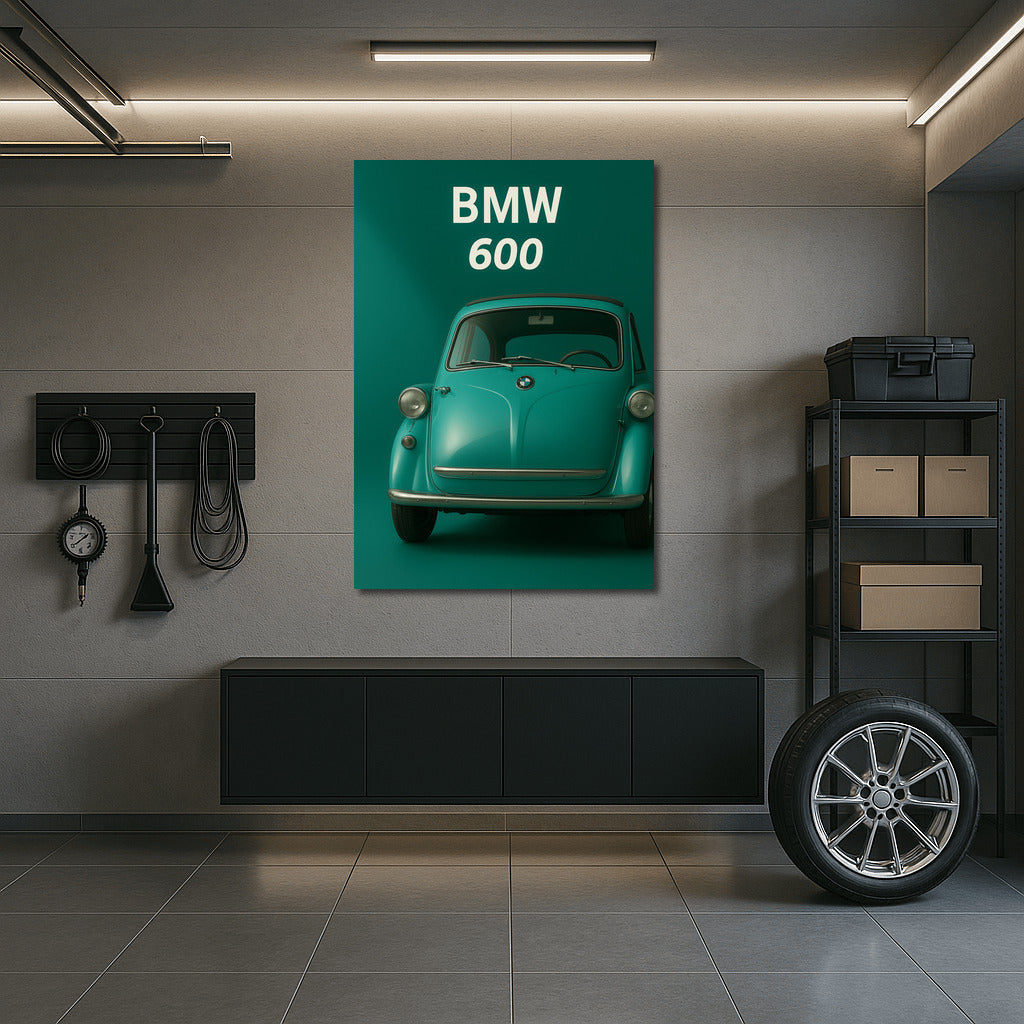 Retro Charm BMW 600: Stylish Accent for Your Wall
