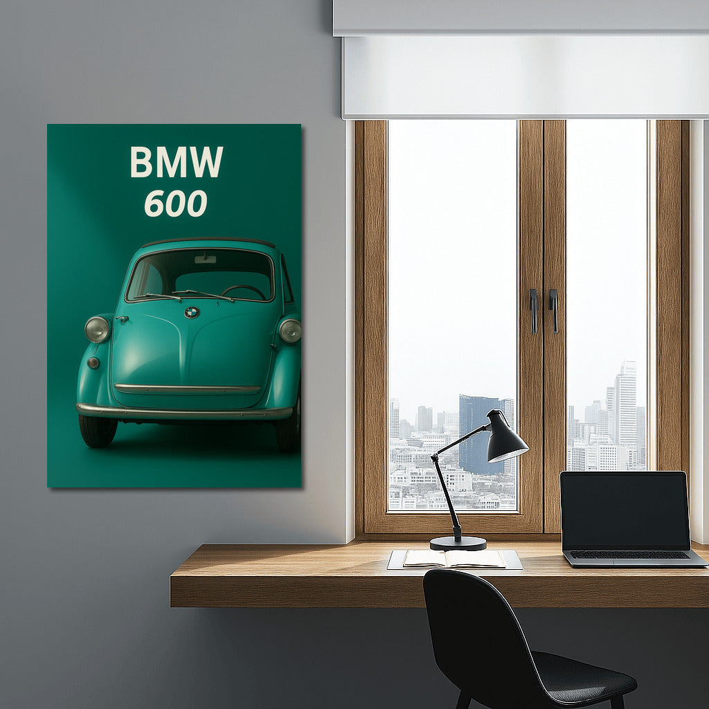Retro Charm BMW 600: Stylish Accent for Your Wall