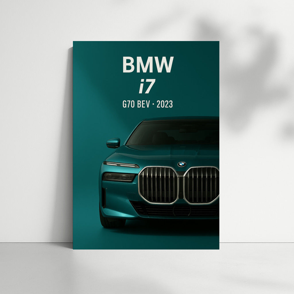 BMW i7 G70 BEV: Elegance and Technology on Your Wall