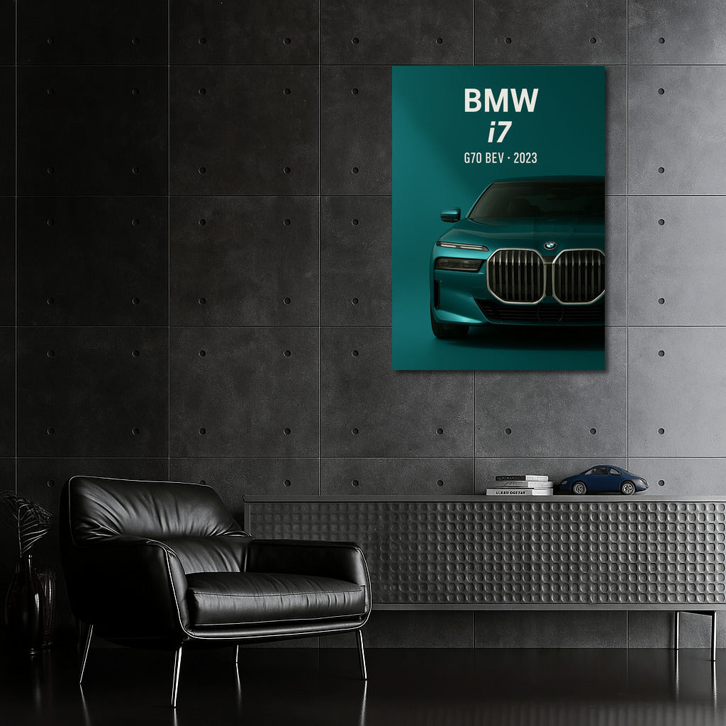 BMW i7 G70 BEV: Elegance and Technology on Your Wall
