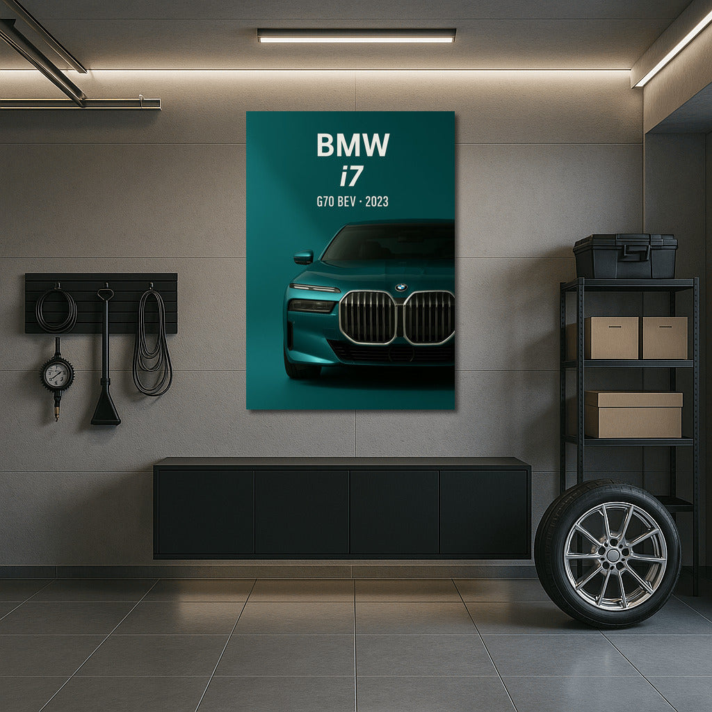 BMW i7 G70 BEV: Elegance and Technology on Your Wall