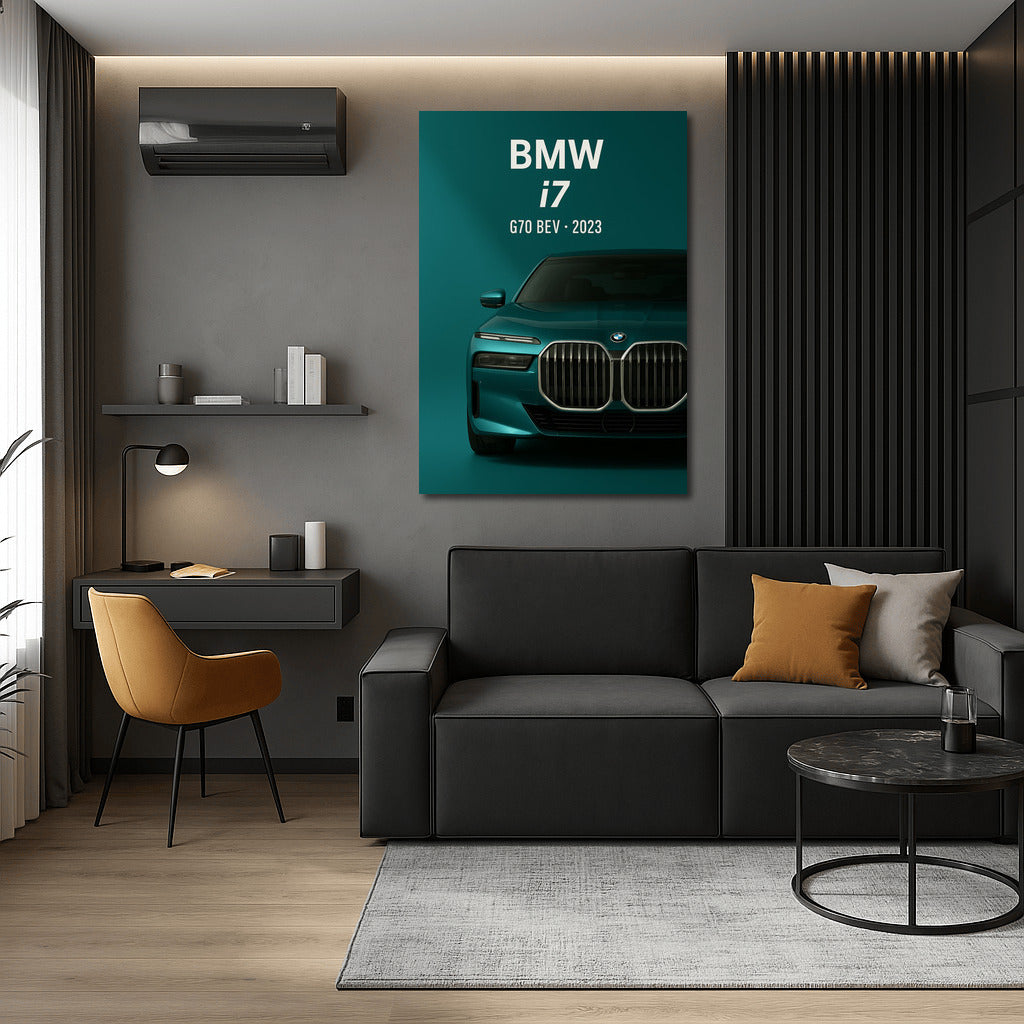 BMW i7 G70 BEV: Elegance and Technology on Your Wall