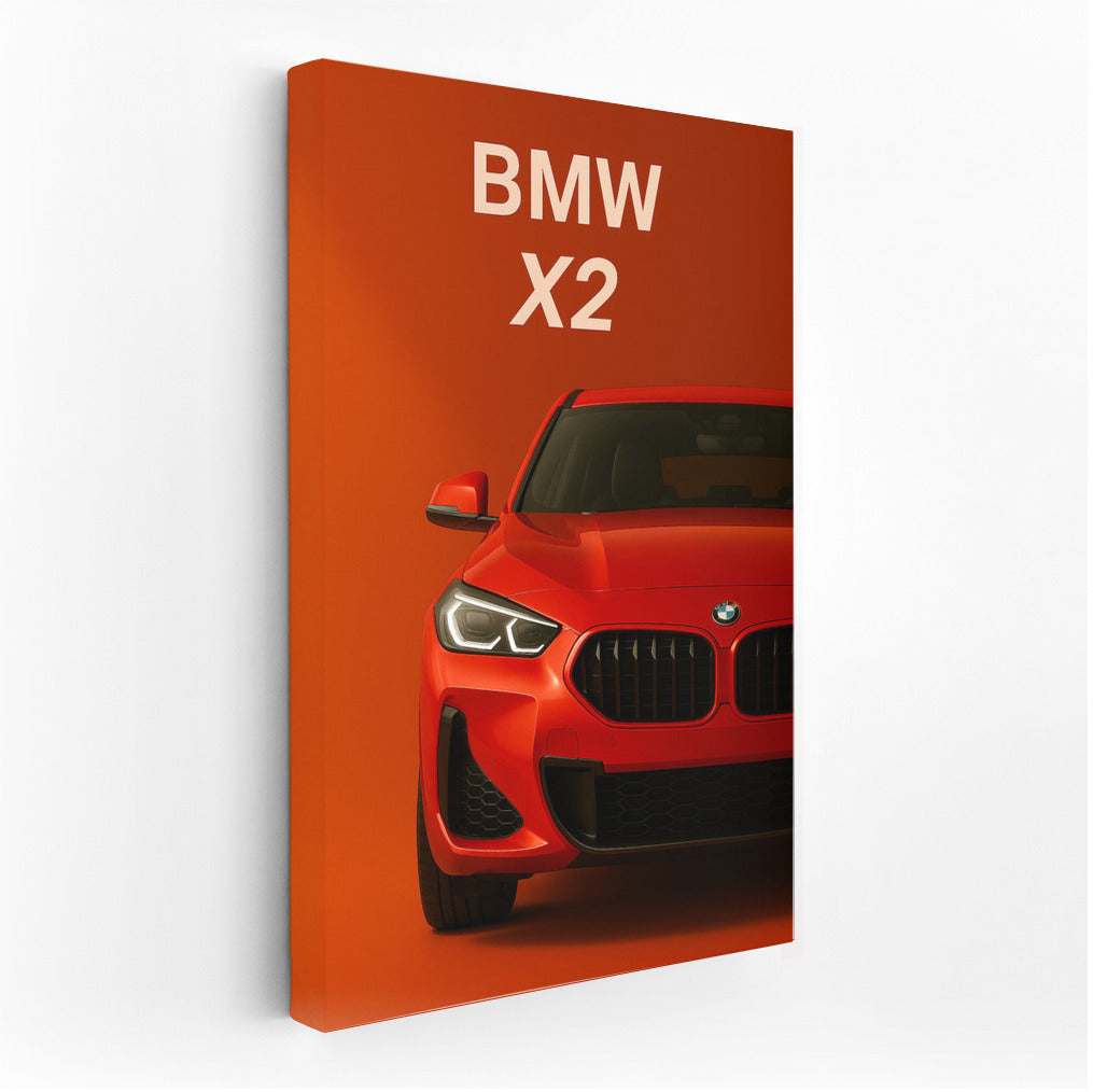 BMW X2 U10: Dynamics and Style on a Bright Background