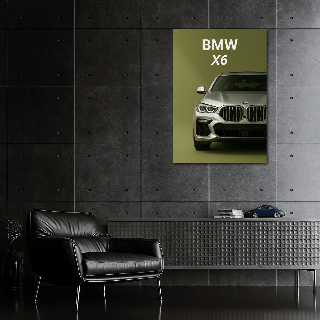 BMW X6 G06: Dynamics and Style on Your Wall