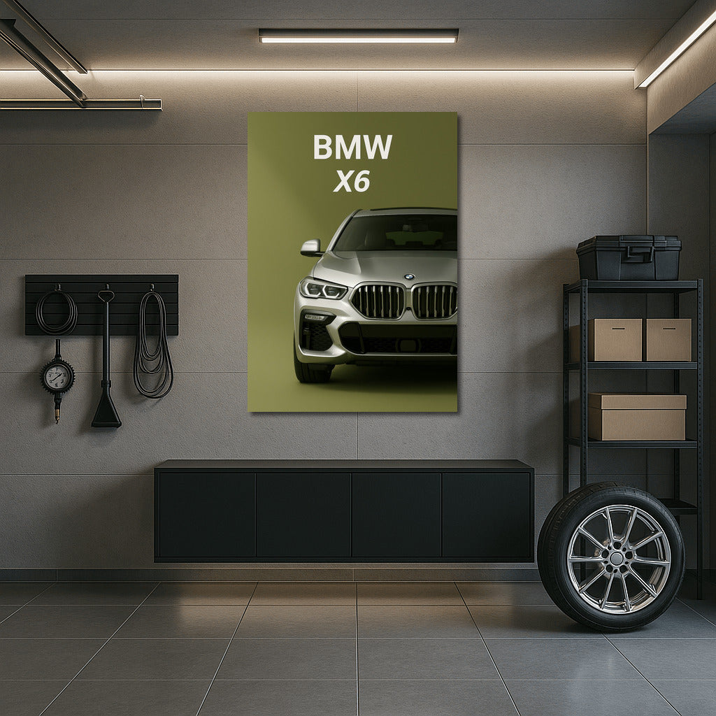 BMW X6 G06: Dynamics and Style on Your Wall