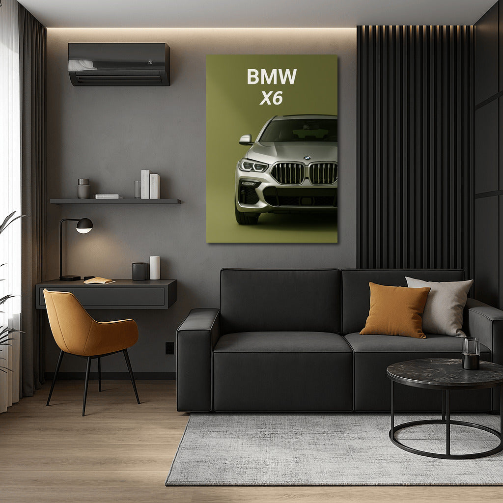 BMW X6 G06: Dynamics and Style on Your Wall