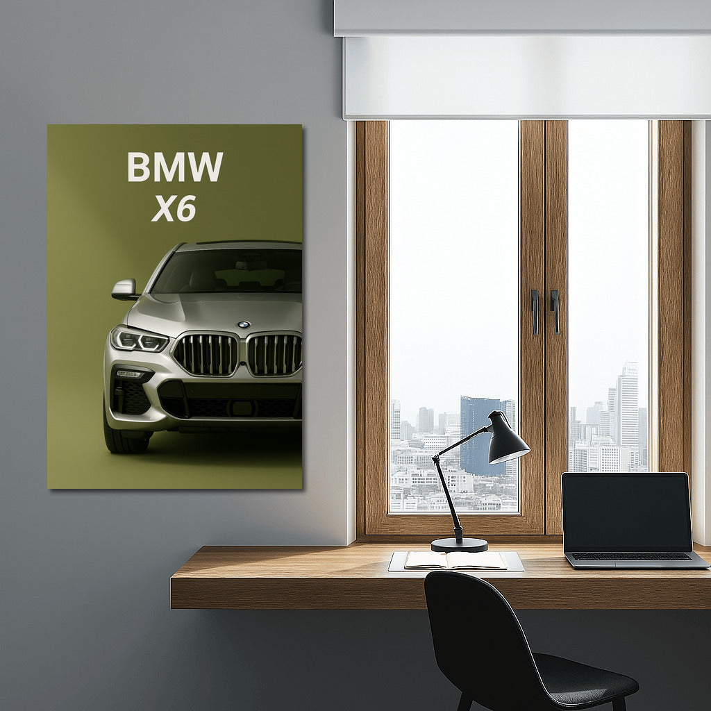 BMW X6 G06: Dynamics and Style on Your Wall