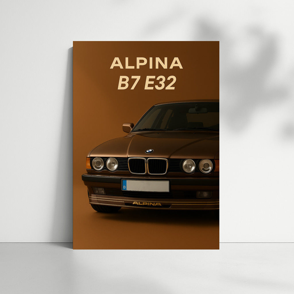 ALPINA B7 E32: Power and Style of BMW 7 Series