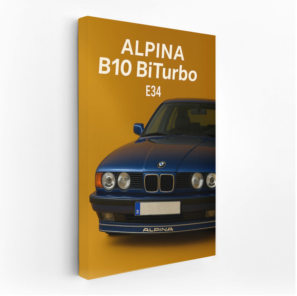ALPINA B10 BiTurbo E34: Dynamics and Style of the BMW 5 Series