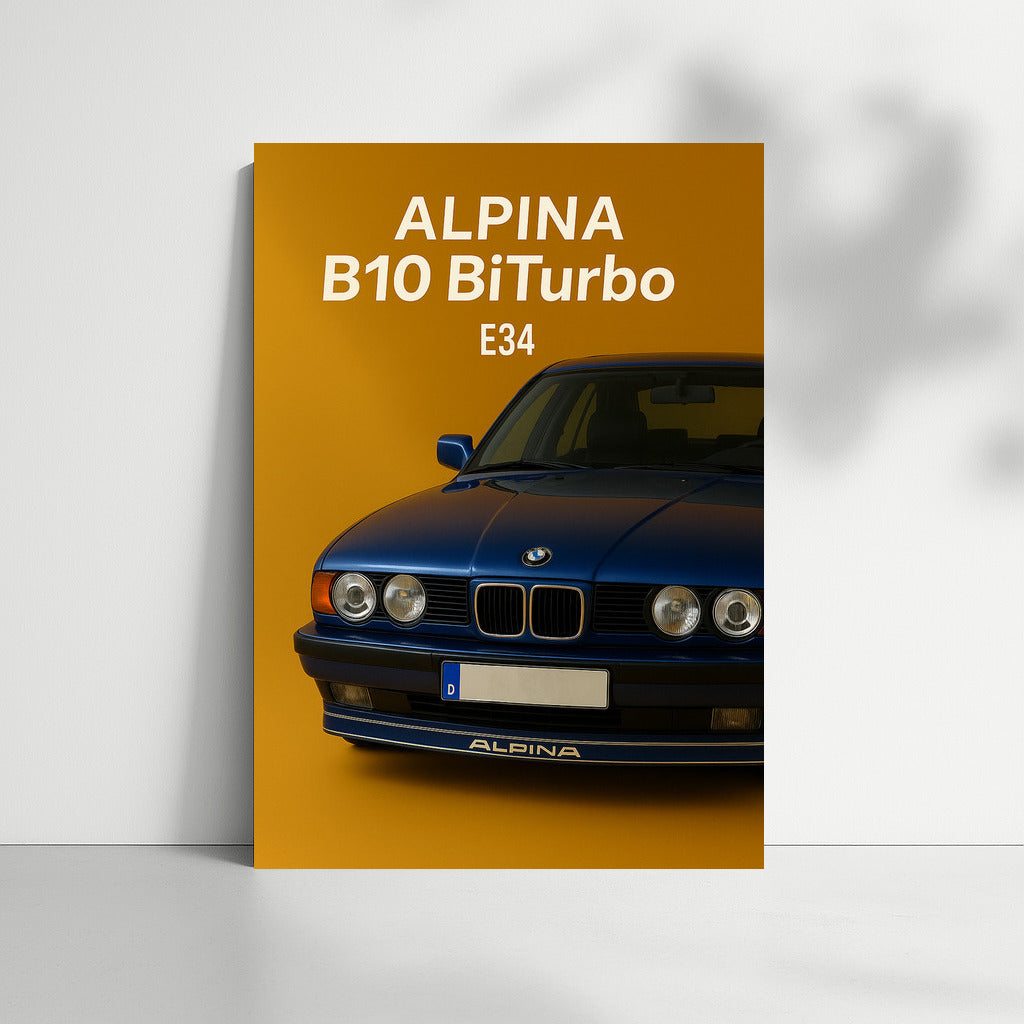 ALPINA B10 BiTurbo E34: Dynamics and Style of the BMW 5 Series